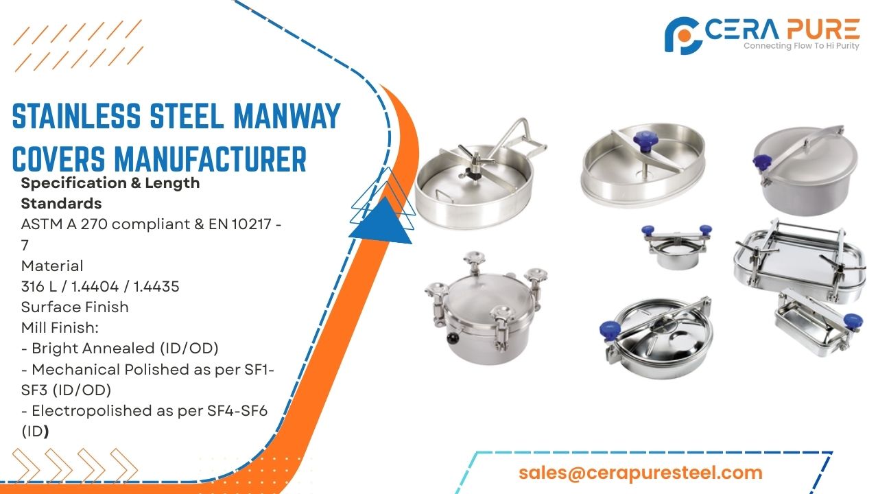 Stainless Steel Manway Covers Manufacturer