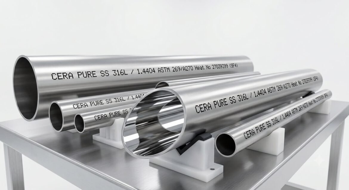 Electropolished Tubes Manufacturer & Supplier Mumbai, India - CERA PURE